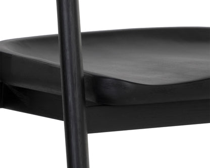 Sunpan - MIXT Jeremy Counter Stool - Black - 111007 view 6