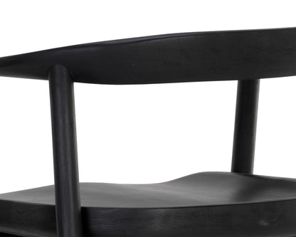 Sunpan - MIXT Jeremy Counter Stool - Black - 111007 view 7