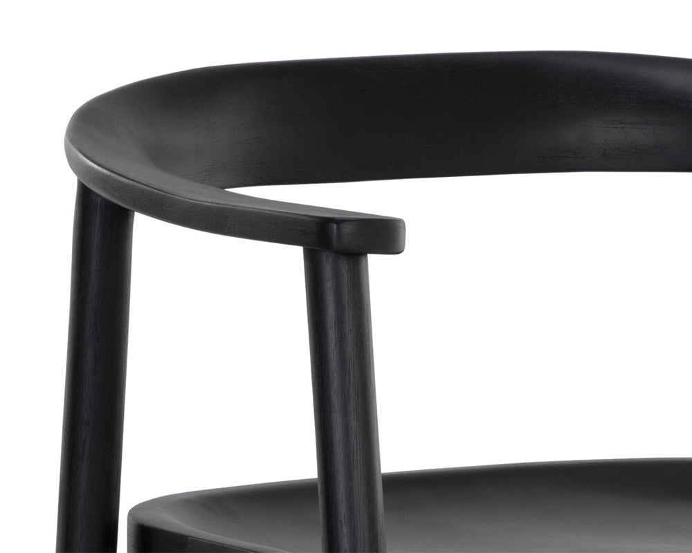 Sunpan - MIXT Jeremy Counter Stool - Black - 111007 view 8