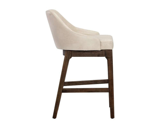 Sunpan - Kace Counter Stool - Bravo Cream - 105390 veiw 2