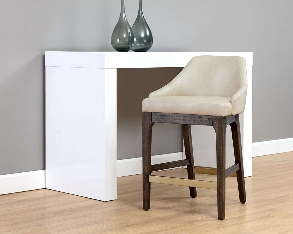 Sunpan - Kace Counter Stool - Bravo Cream - 105390 veiw 4
