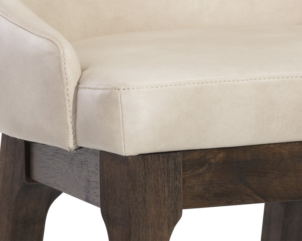 Sunpan - Kace Counter Stool - Bravo Cream - 105390 view 5