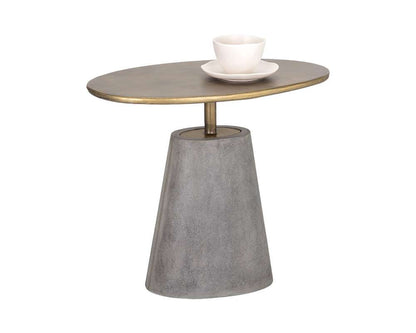 Sunpan - Solterra Kadin End Table - Grey - 105763 veiw 1