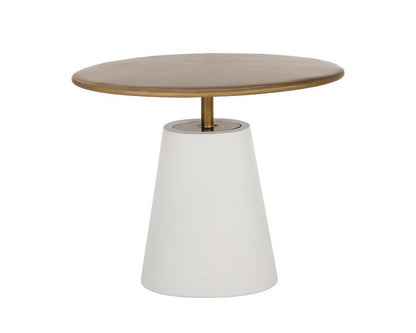 Sunpan - Solterra Kadin End Table - White - 108116 veiw 3