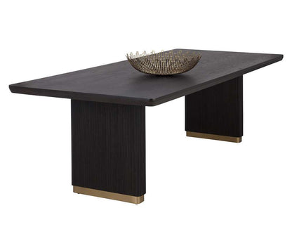 Sunpan - Kalla Dining Table Rectangular - Charcoal - 96in - 110990 veiw 1