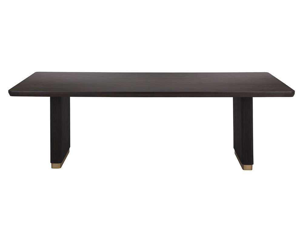 Sunpan - Kalla Dining Table Rectangular - Charcoal - 96in - 110990 veiw 3