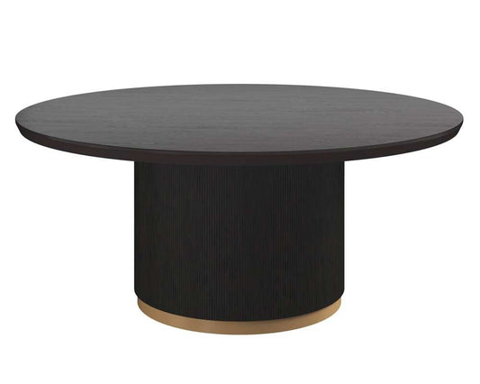 Sunpan - Kalla Dining Table Round - Charcoal - 68in - 111307 veiw 1