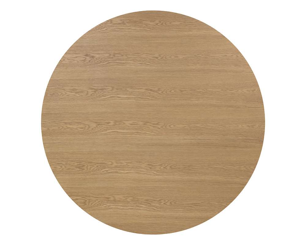 Sunpan - Kalla Dining Table Round - Rustic Oak - 68in - 110774 veiw 3