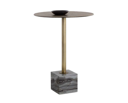 Sunpan - Kata Bar Table - Grey Marble - 109642 veiw 1