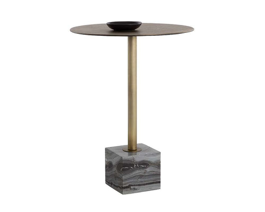 Sunpan - Kata Bar Table - Grey Marble - 109642 veiw 1