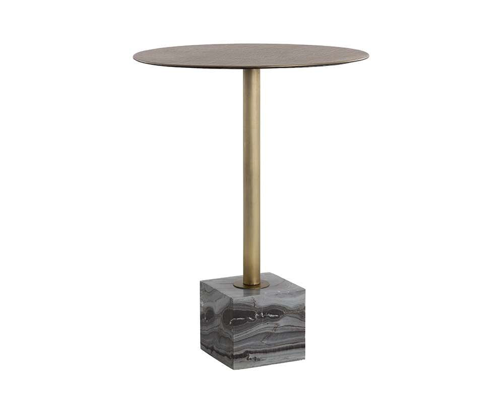 Sunpan - Kata Bar Table - Grey Marble - 109642 veiw 2