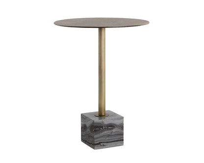 Sunpan - Kata Bar Table - Grey Marble - 109642 veiw 2