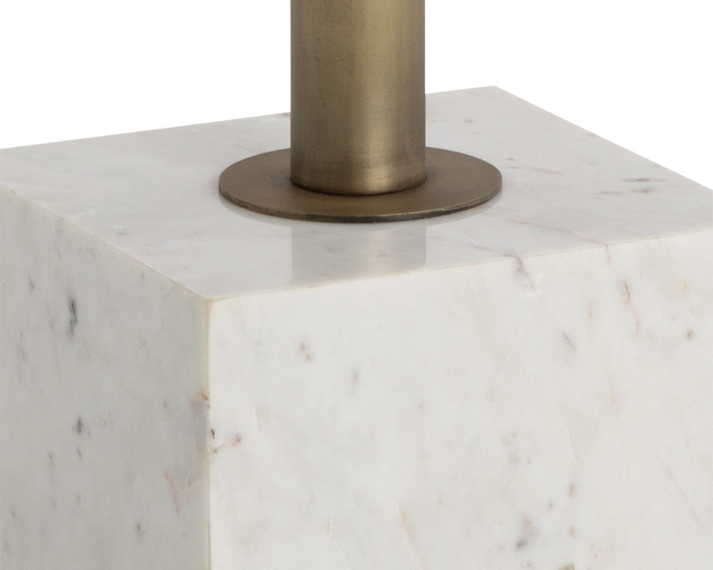 Sunpan - Kata Bar Table - White Marble - 109641 view 6