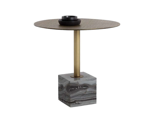 Sunpan - Kata Bistro Table - Grey Marble - 32in - 109640 veiw 1
