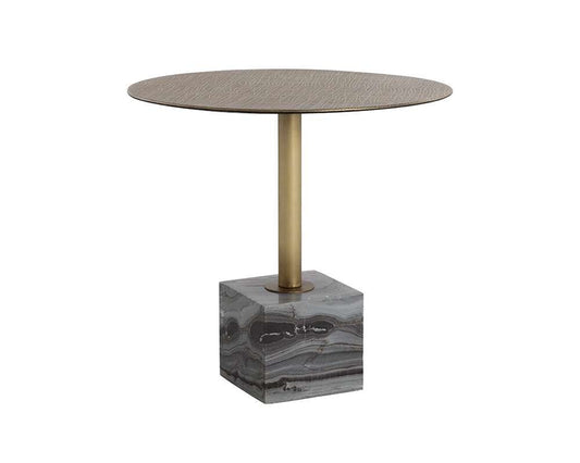 Sunpan - Kata Bistro Table - Grey Marble - 32in - 109640 veiw 2