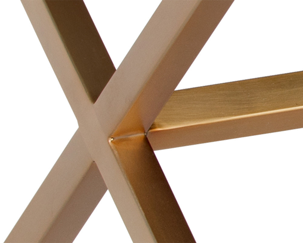 Sunpan - Ikon Kenji Bench Small - Gold - Bravo Black - 105363 view 5