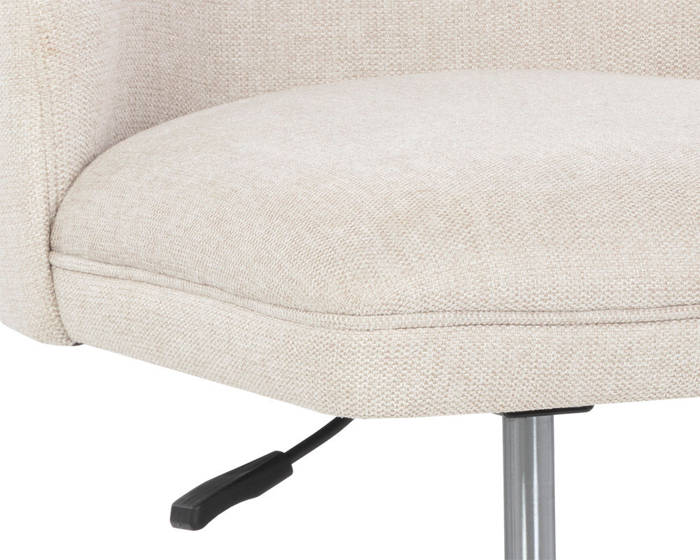 Sunpan - Kenna Office Chair - Belfast Oatmeal - 107655_CLOSEOUT view 6