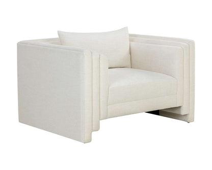 Sunpan - Westport Kira Armchair - Heather Ivory Tweed - 111651 veiw 1