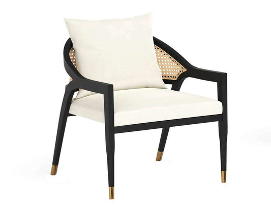 Sunpan - Kirsten Lounge Chair - Linoso Ivory - 108715_CLOSEOUT veiw 1