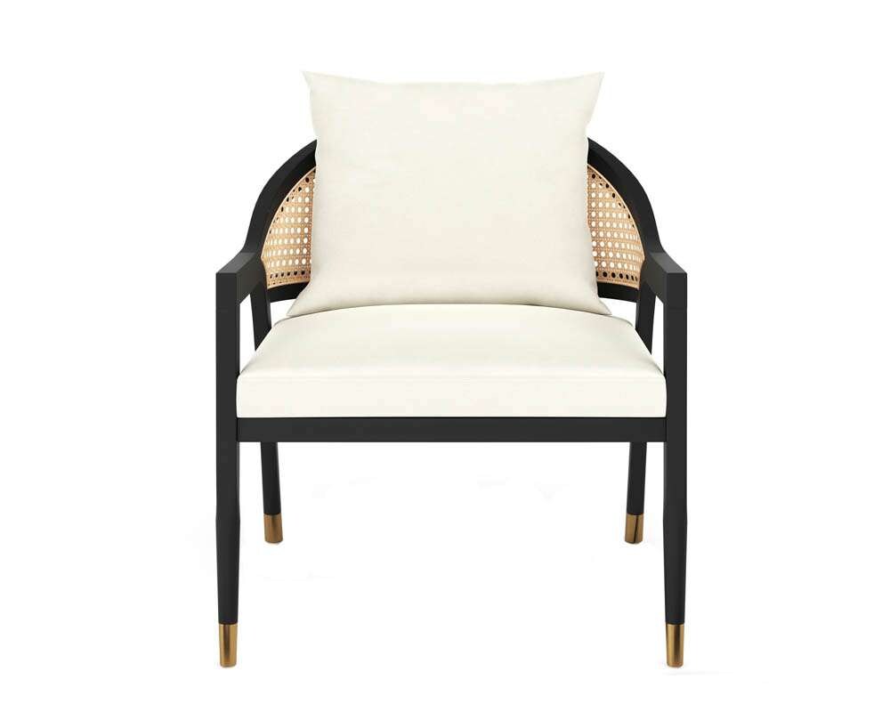 Sunpan - Kirsten Lounge Chair - Linoso Ivory - 108715_CLOSEOUT veiw 2