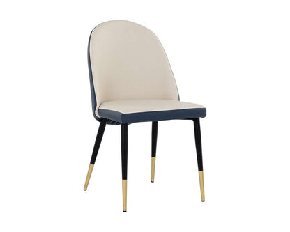 Sunpan - Ikon Kline Dining Chair - Dillon Cream / Dillon Thunder - 108545 veiw 1