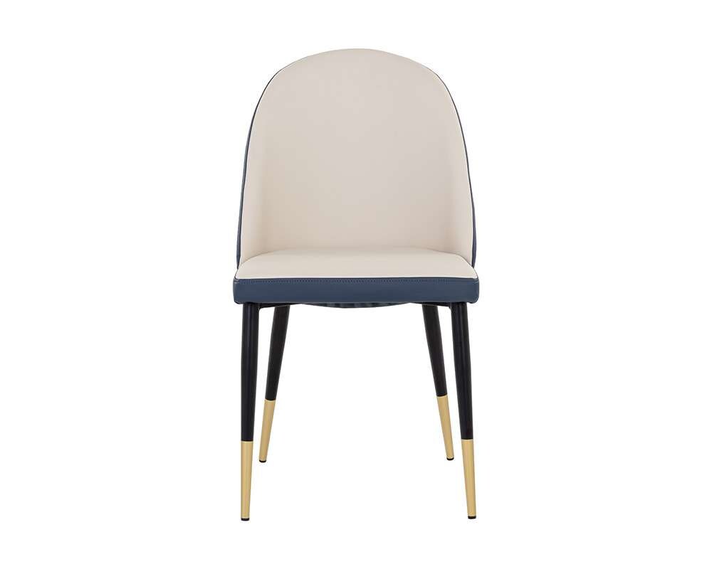 Sunpan - Ikon Kline Dining Chair - Dillon Cream / Dillon Thunder - 108545 veiw 2