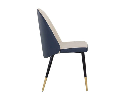Sunpan - Ikon Kline Dining Chair - Dillon Cream / Dillon Thunder - 108545 veiw 3