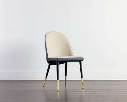 Sunpan - Ikon Kline Dining Chair - Dillon Cream / Dillon Thunder - 108545 veiw 5