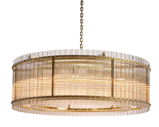 Sunpan - Ikon Kore Chandelier Large - Brass - Clear - 107929_CLOSEOUT veiw 1
