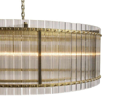 Sunpan - Ikon Kore Chandelier Large - Brass - Clear - 107929_CLOSEOUT veiw 3