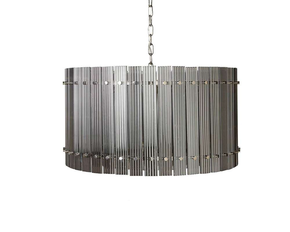 Sunpan - Ikon Kore Chandelier Small - Nickel - Smoke Grey - 106786 veiw 2