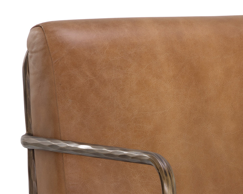 Sunpan - Lathan Lounge Chair - Tan Leather - 111358 view 8