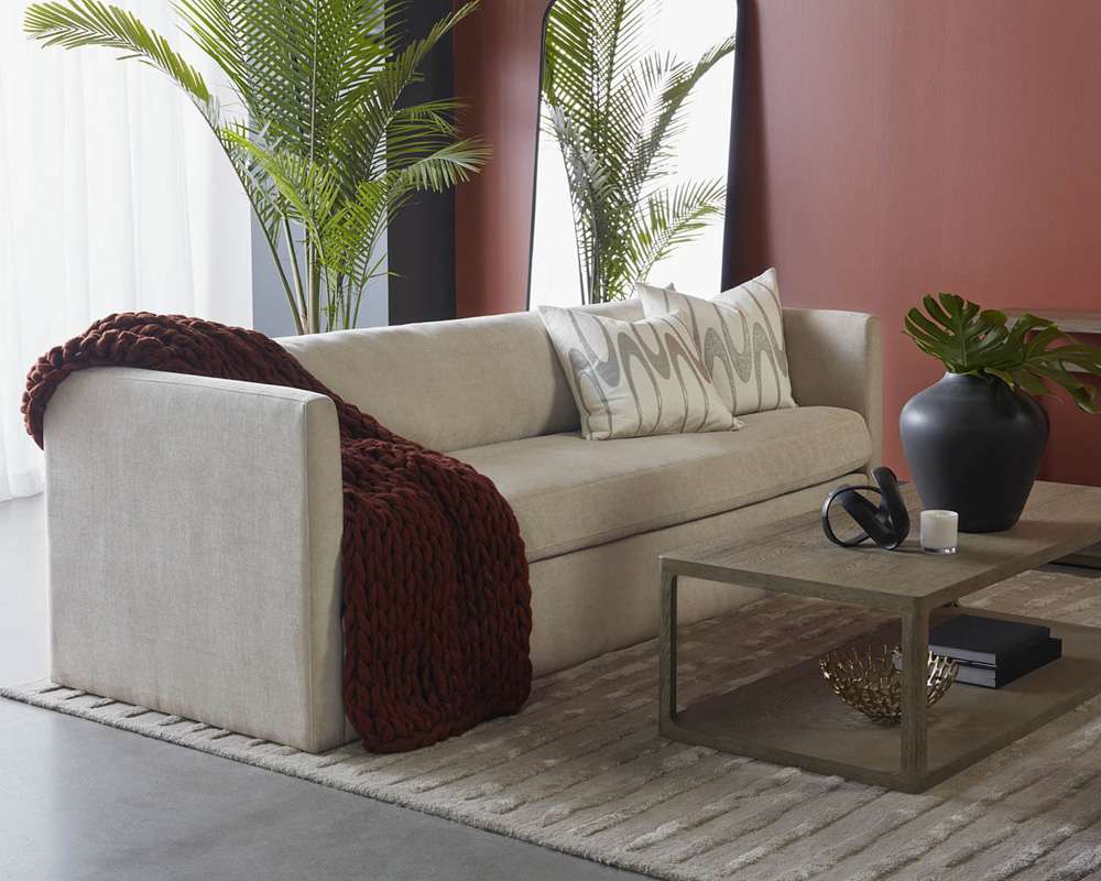 Sunpan - Leander Sofa - Danny Cream - 109742 veiw 3