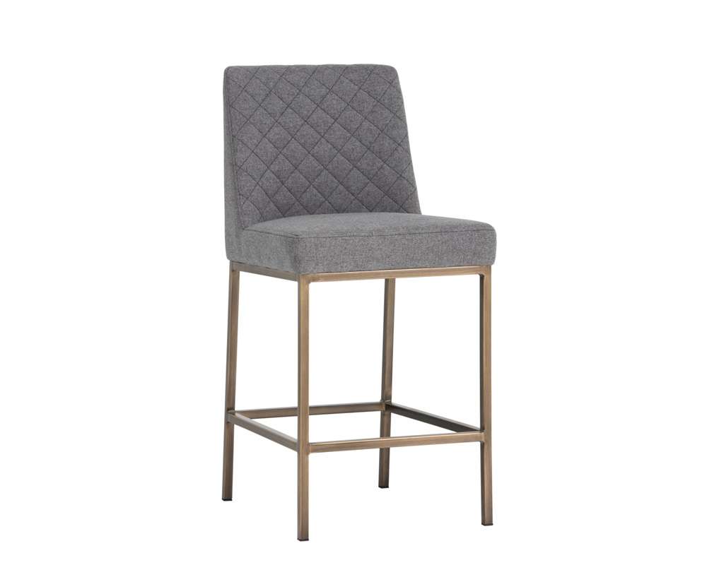 Sunpan - 5West Leighland Counter Stool - Dark Grey - 102821_CLOSEOUT veiw 1