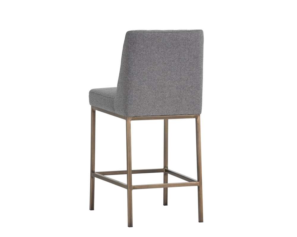 Sunpan - 5West Leighland Counter Stool - Dark Grey - 102821_CLOSEOUT veiw 2