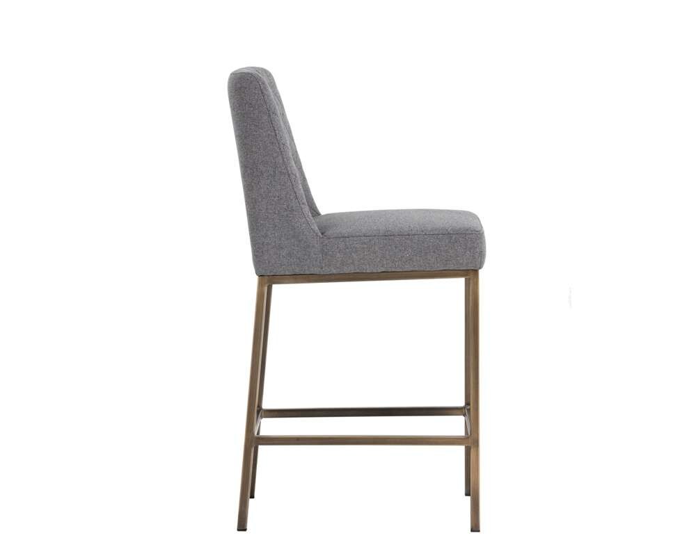 Sunpan - 5West Leighland Counter Stool - Dark Grey - 102821_CLOSEOUT veiw 3