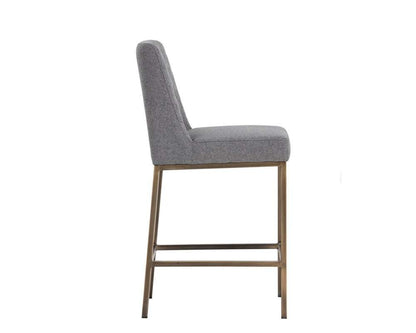 Sunpan - 5West Leighland Counter Stool - Dark Grey - 102821_CLOSEOUT veiw 3