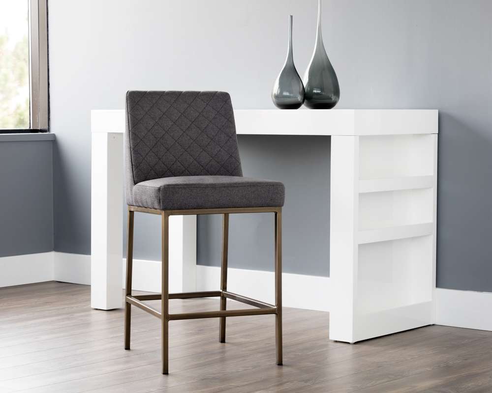 Sunpan - 5West Leighland Counter Stool - Dark Grey - 102821_CLOSEOUT veiw 4