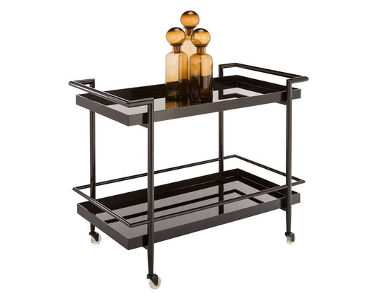 Sunpan - Ikon Livingston Bar Cart - Black - 100913 veiw 1
