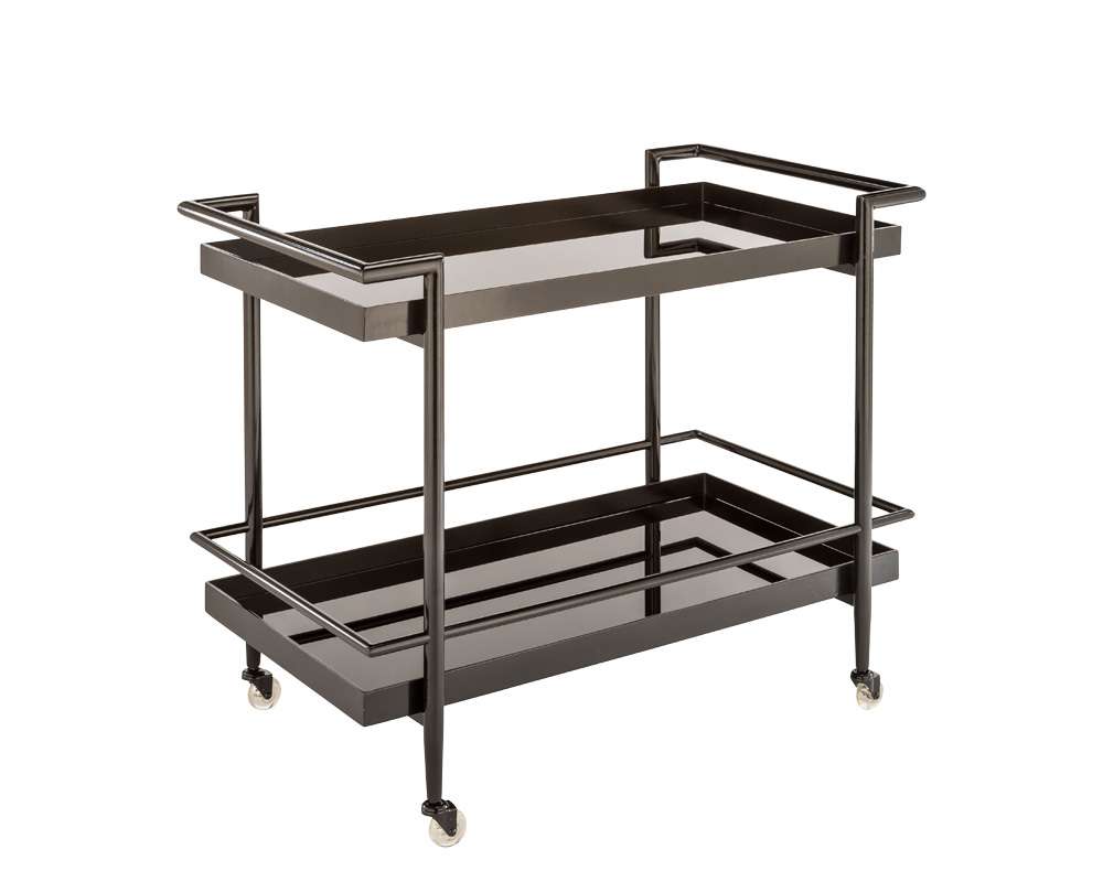 Sunpan - Ikon Livingston Bar Cart - Black - 100913 veiw 2