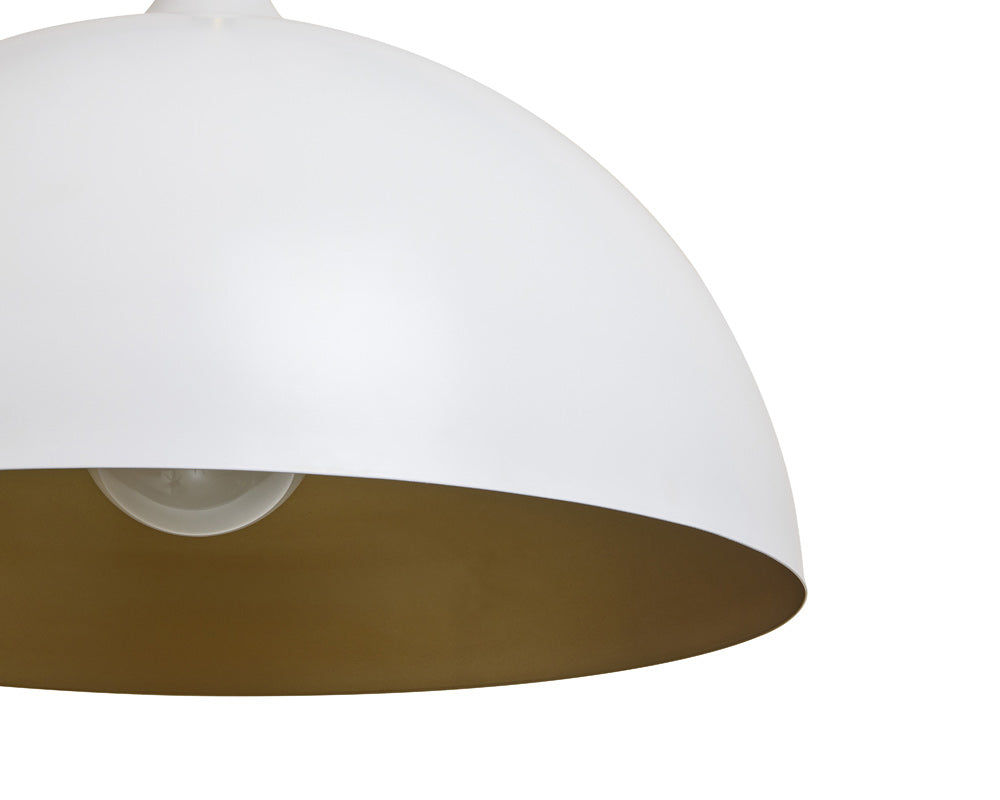 Sunpan - Ikon Lohn Pendant Light - Matte White - 107935 view 5
