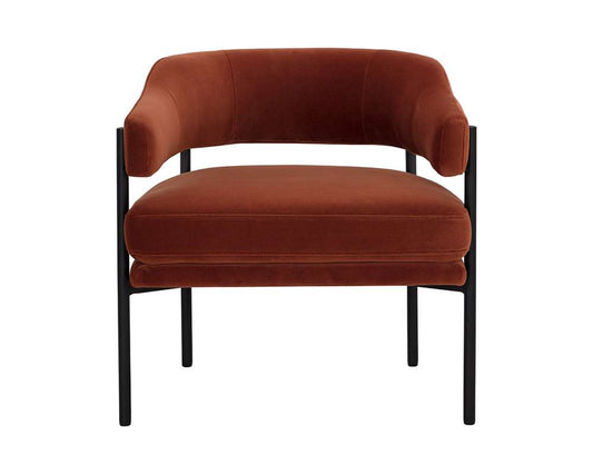 Sunpan - 5West Lola Lounge Chair - Meg Rust - 109911 veiw 2
