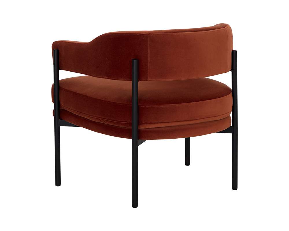 Sunpan - 5West Lola Lounge Chair - Meg Rust - 109911 veiw 4