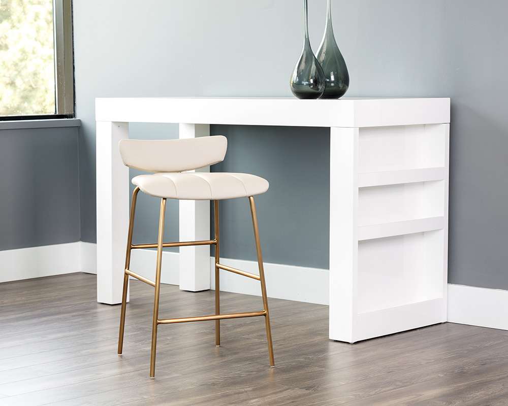 Sunpan - Ikon Lorelei Counter Stool - Dillon Cream - 106017 veiw 4