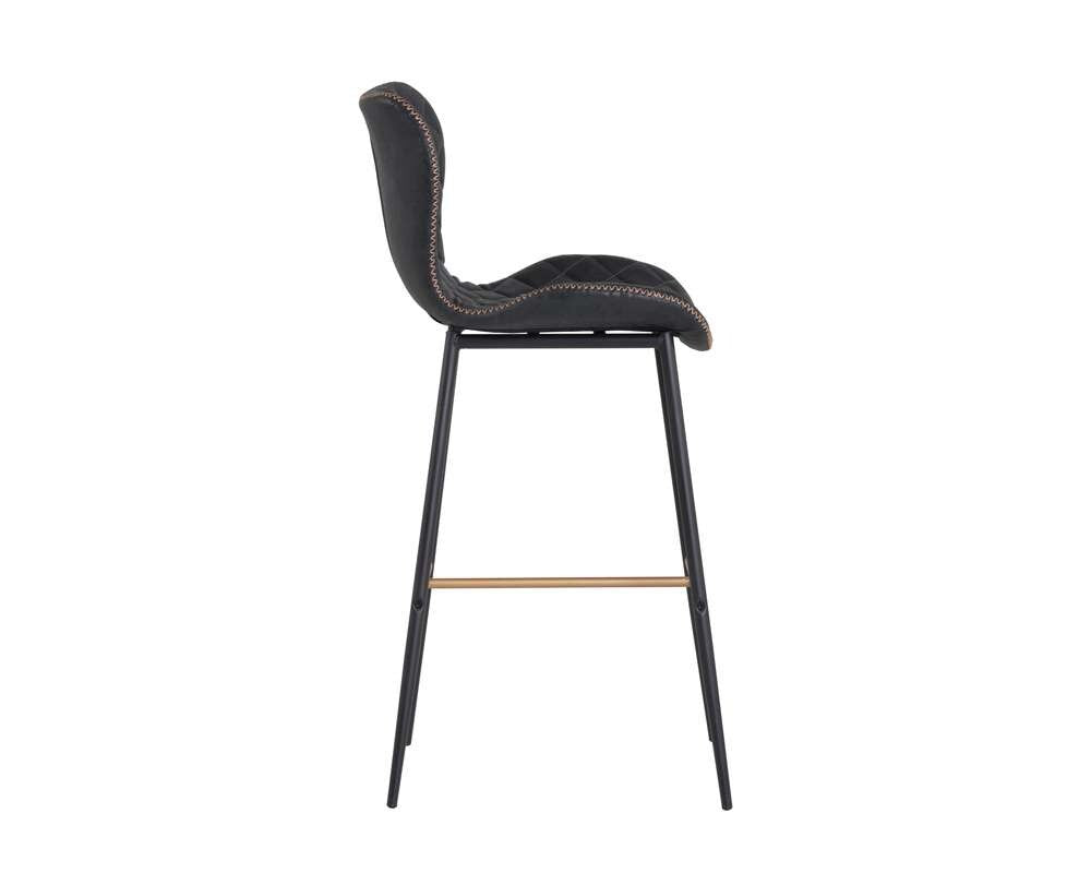 Sunpan - Lyla Barstool - Antique Black (Set Of 2) - 104031 veiw 2