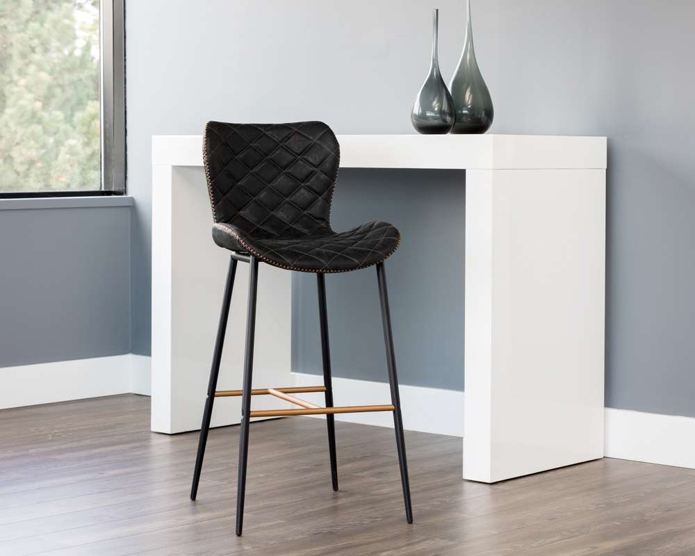 Sunpan - Lyla Barstool - Antique Black (Set Of 2) - 104031 veiw 4