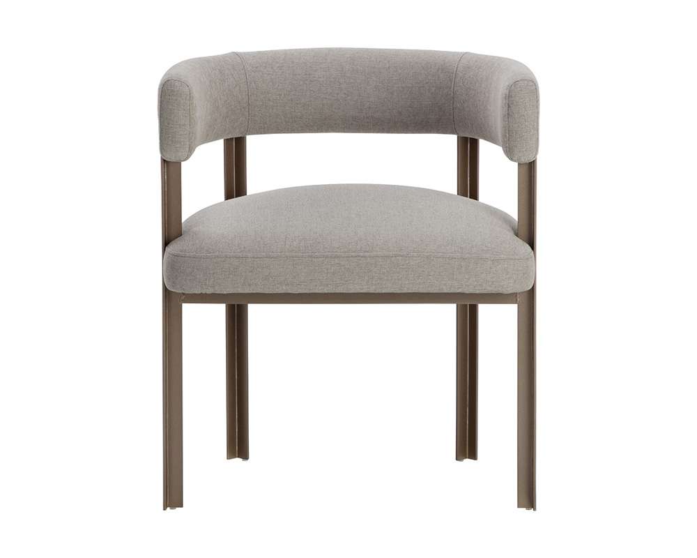 Sunpan - Ikon Mae Dining Armchair - Ernst Sandstone - 109377 veiw 2