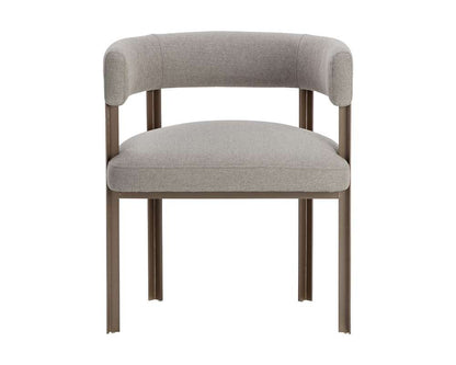 Sunpan - Ikon Mae Dining Armchair - Ernst Sandstone - 109377 veiw 2