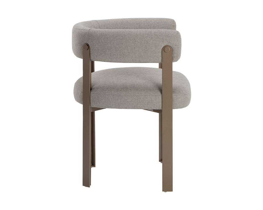 Sunpan - Ikon Mae Dining Armchair - Ernst Sandstone - 109377 veiw 3