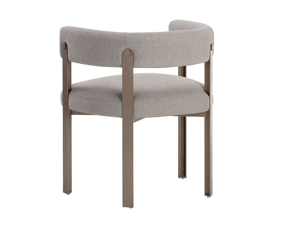 Sunpan - Ikon Mae Dining Armchair - Ernst Sandstone - 109377 veiw 4